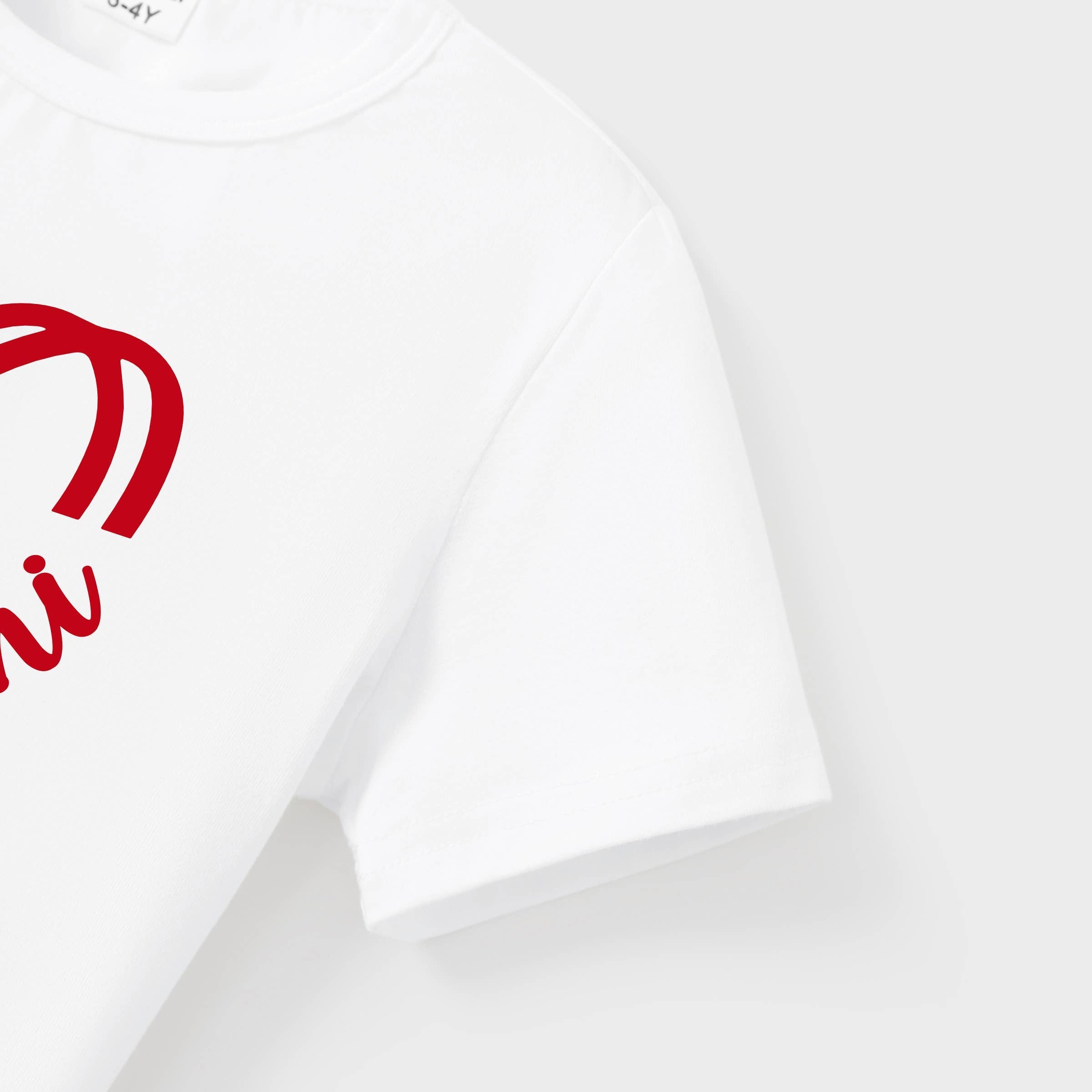 Valentine's Day Heart Pattern Cotton Matching Family T-shirt