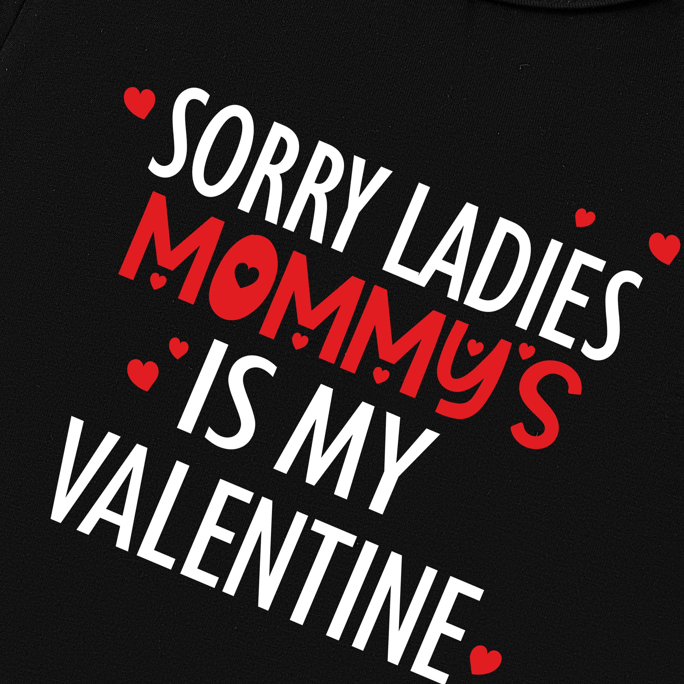 Valentine's Day Family Matching Cotton Letter T-shirts