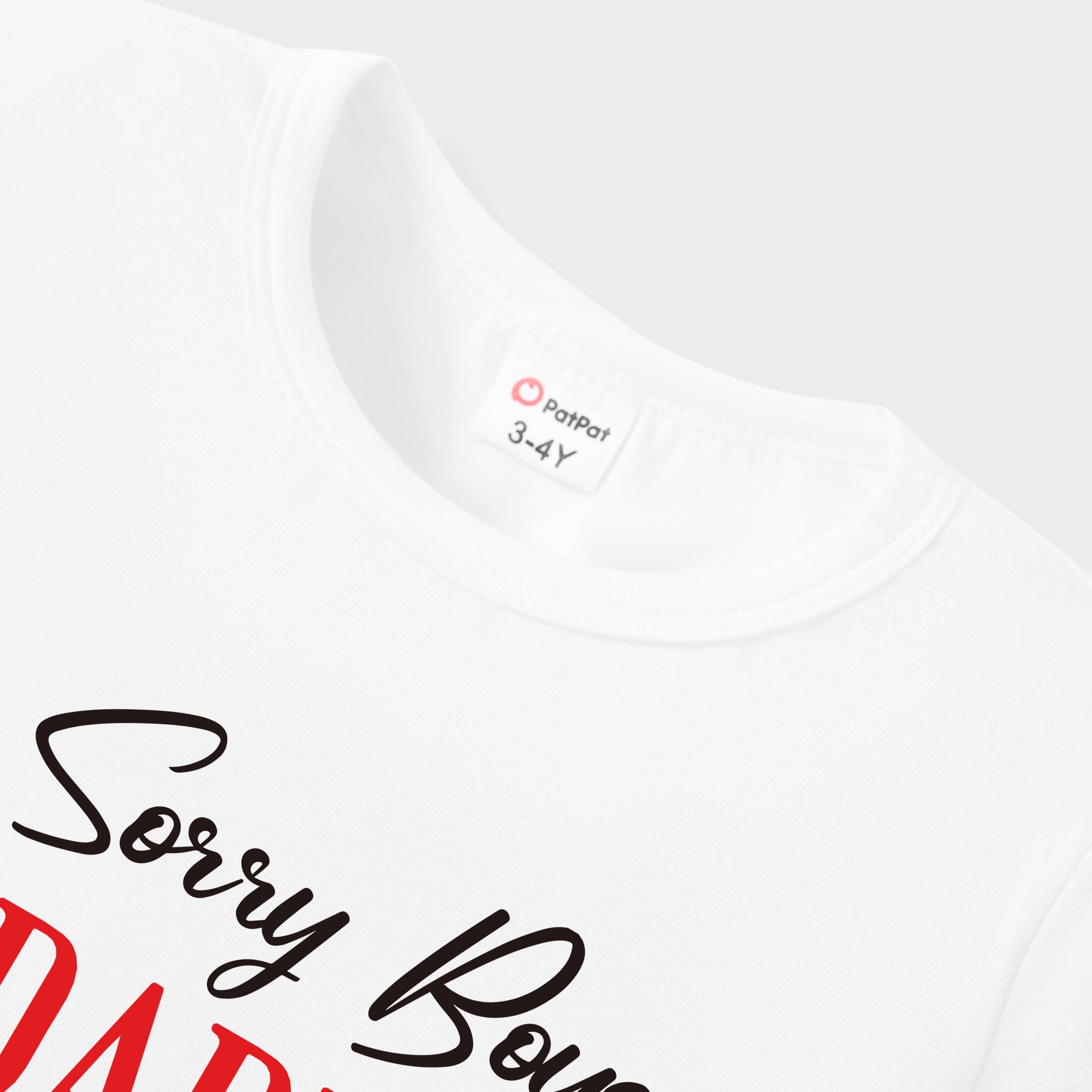 Valentine's Day Family Matching Cotton Letter T-shirts