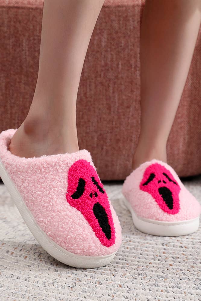 Halloween Ghost Fleece Slipper ZK1955