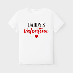 Valentine's Day Family Matching Cotton Letter T-shirts