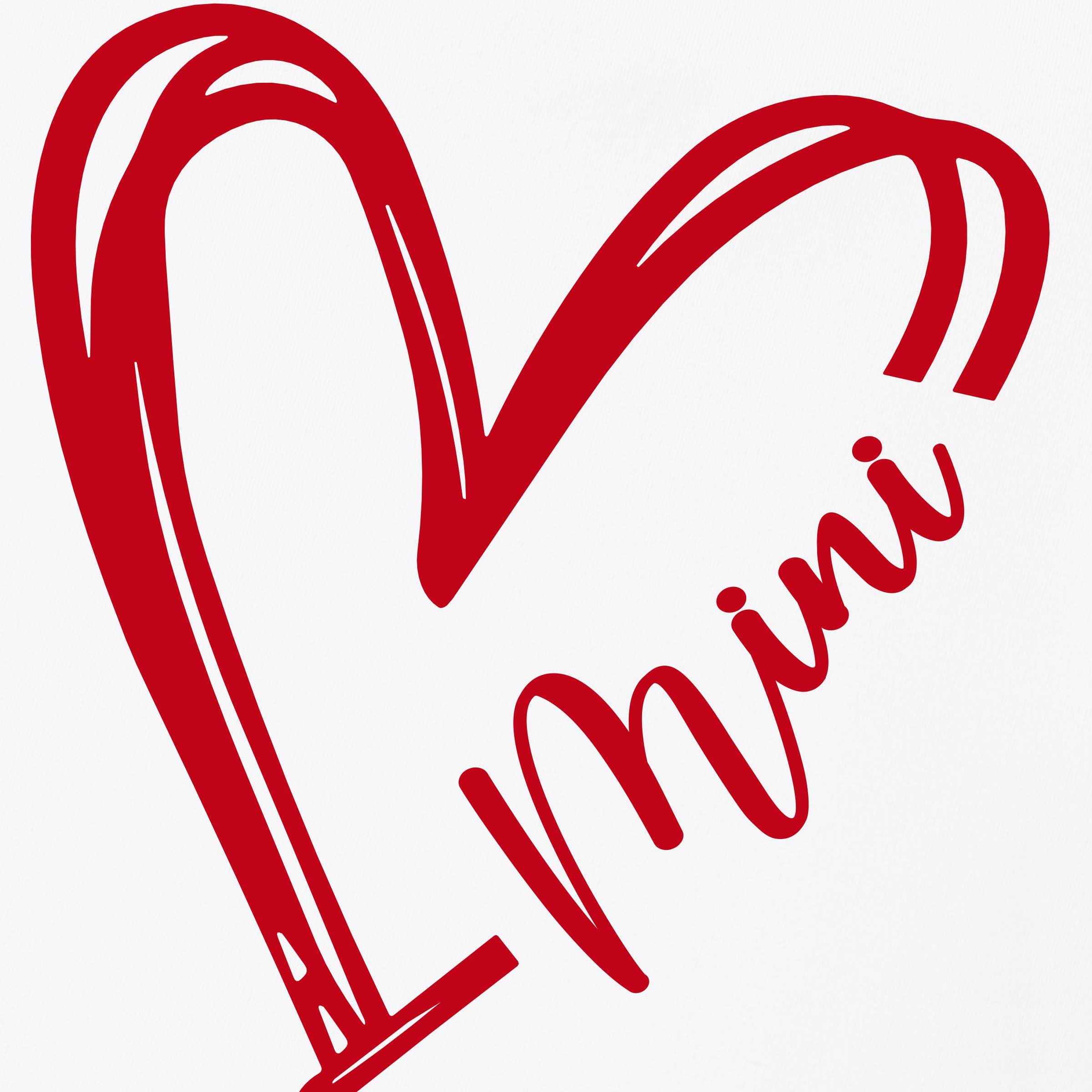 Valentine's Day Heart Pattern Cotton Matching Family T-shirt