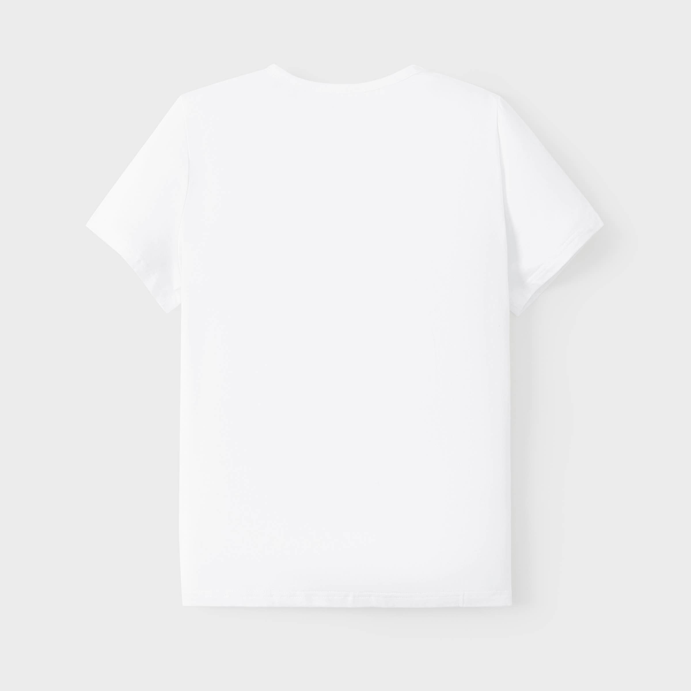 Valentine's Day Heart Pattern Cotton Matching Family T-shirt