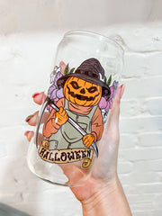Halloween: iced coffee glass; glass only; mug
