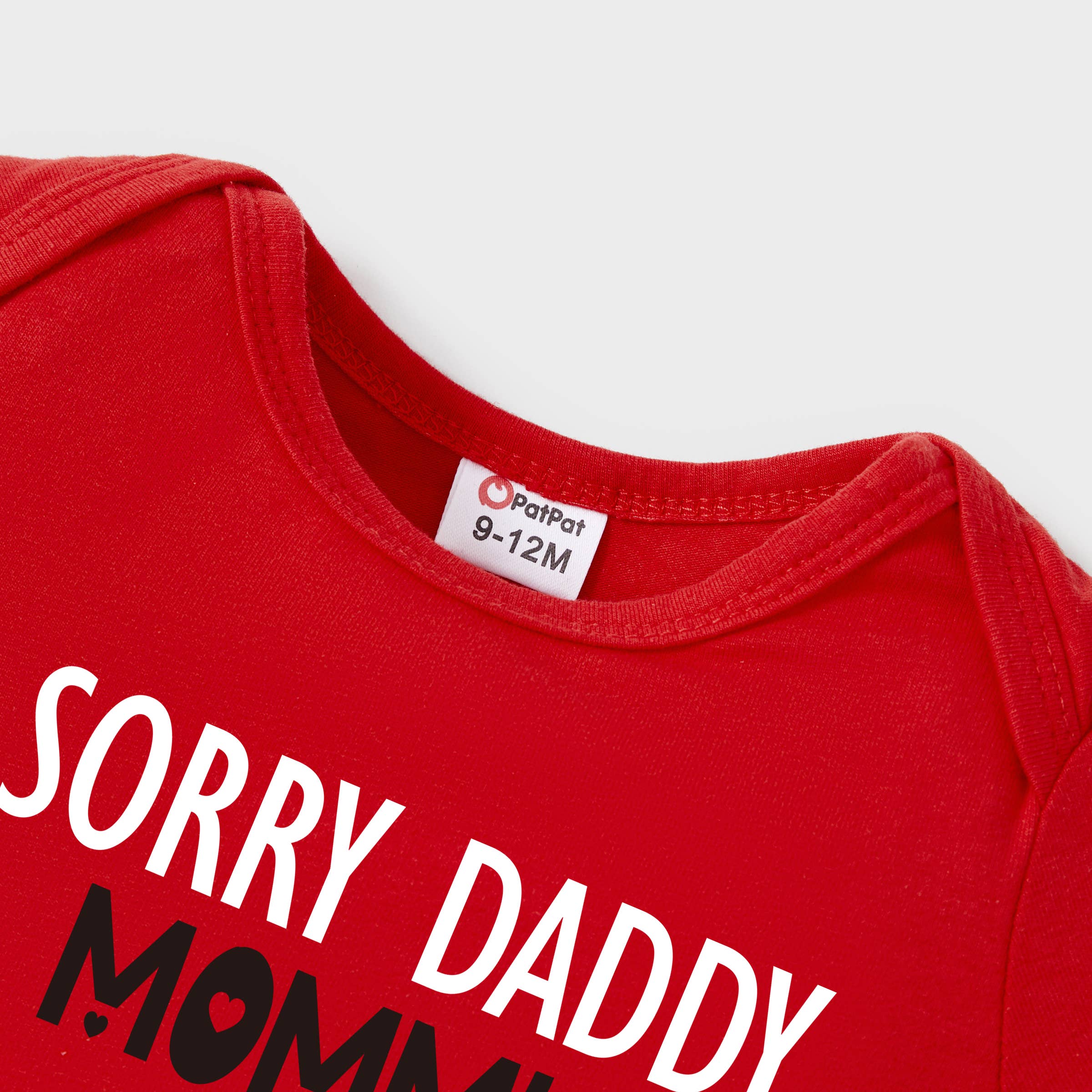 Valentine's Day Family Matching Cotton Letter T-shirts