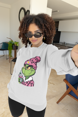 Boujee grinch crewneck graphic sweatshirt